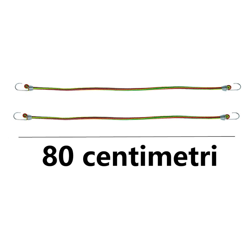 IPEA Elastic Ropes with Luggage Hooks 80 cm for Car
