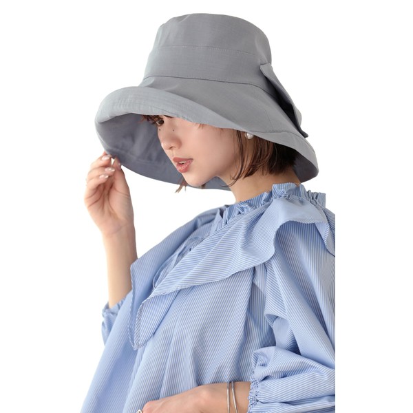 LittleAndMore 99% UV Protection Women's Hat (Bucket Hat with Ribbon