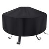 Aswalling Outdoor Fire Pit Cover 97x 56cm Waterproof and Sun