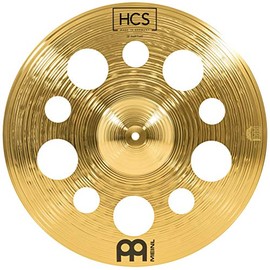 Meinl Cymbals 18” Trash Crash with Holes – HCS Traditional Finish Brass for Drum Set, Made in Germany, 2-Year Warranty, HCS18TRC