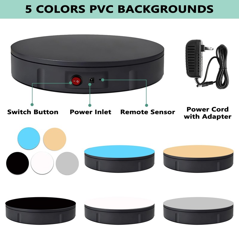 Prolee 360 Degree Rotating Turntable 12 Inch, 350lbs Capacity for
