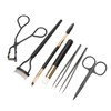 7pcs Eyelash Eyebrow Makeup Grooming Tool Eyebrow Brush Eyelash Curler