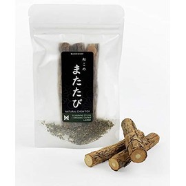 munchiecat Matatabi Silver Vine Sticks (with Organic Catnip | Natural, Teeth Cleaning Chew Toy for Cats and Kittens (Large) 3pc