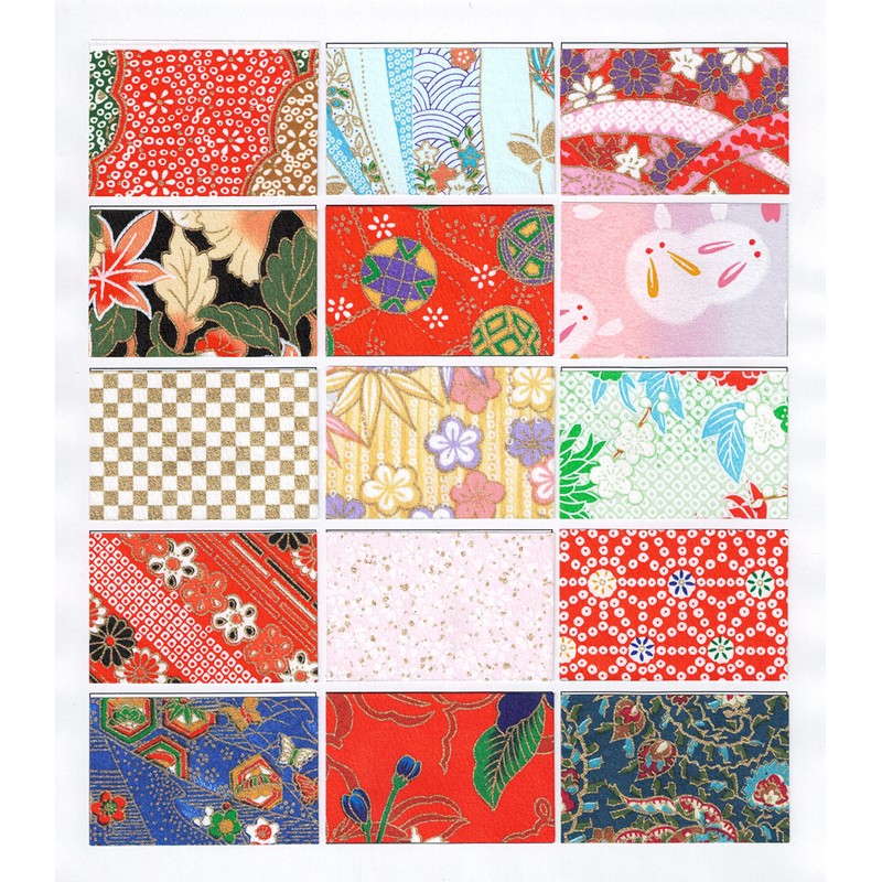 千代紙 sumahonoyoufukuya Washi 15 × 15 cm