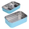 304 Stainless Steel Double Layer Insulated Lunch Box with Compartment
