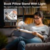 ERGONOV Beanbag Pillow Stand With 6500K Reading Light, Hands Free