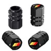 4PCS Tire Valve Stem Caps Fit for Toyota TRD Camry