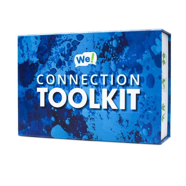 We! Connection Toolkit - Conversation Starter Games Bundle for Team Building, Communication, and Creative Connection in The Workplace - Includes Engage Cards, Connect Cards, and 2 Communication Books