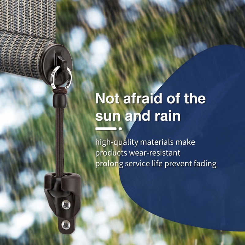 IVYSUN Universal Shade Bungee Tie Downs Replacement Parts,Weather Resistance,Same Size