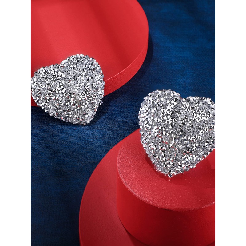 Hercicy Rhinestone Pasties Covers Adhesive Pasties Glitter Covers Reusable Bra