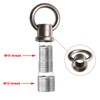 Haligate Brush Nickel Hook Rings for Light Fixture M10/M12 Available