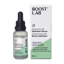 BOOST LAB | Hyaluronic 2D Hydration Serum | For Deep Hydration, Plumps and Smooths Skin | 30ml