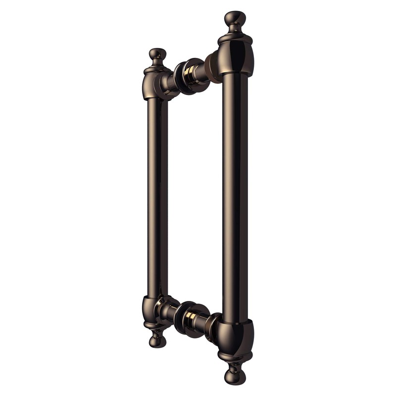 CRL Oil Rubbed Bronze 8" Colonial Style Back-to-Back Pull Handle