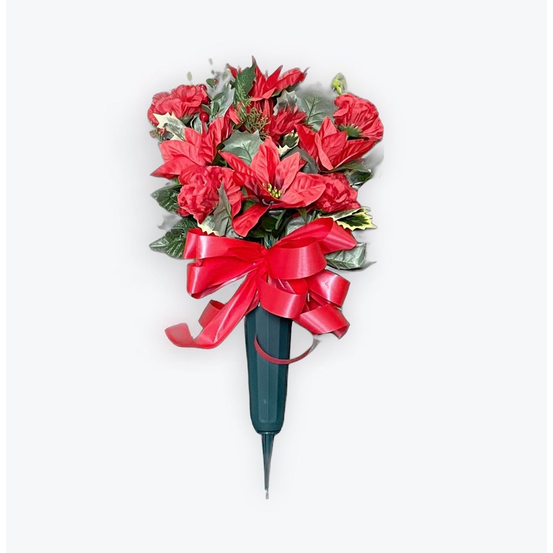 Bulk Pack Cemetery Memorial Vases with Removable Spike Box of