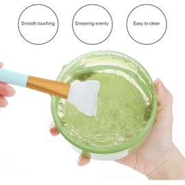 Cepillo para Mascarilla Facial Cepillo para Mascarilla Facial, Máscara con Cepillo Rímel Cepillo para Mascarilla Salón de Belleza Máscaras de Barro Facial Incluso Aplicador