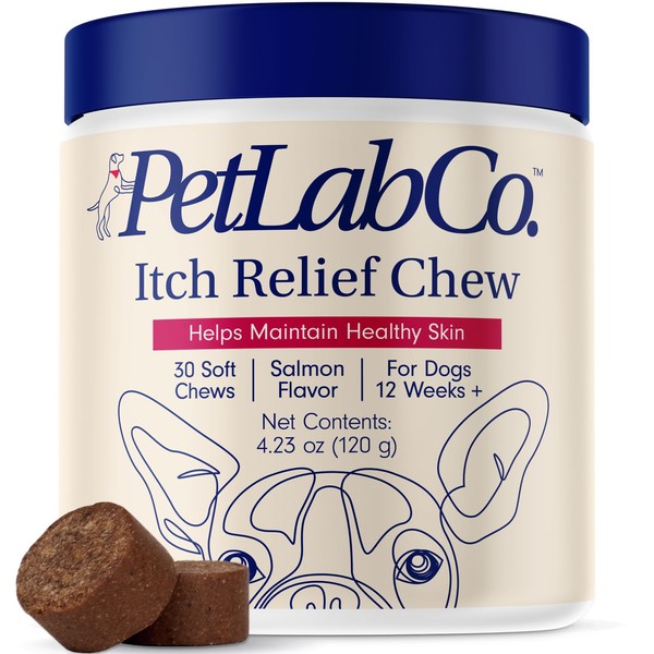 PetLab Co. Itch Relief Salmon Chews – Delicious Salmon Flavor