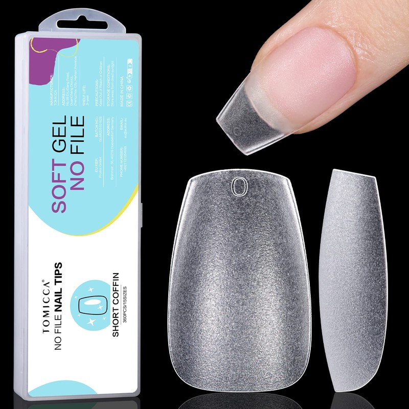 TOMICCA Puntas de uñas postizas