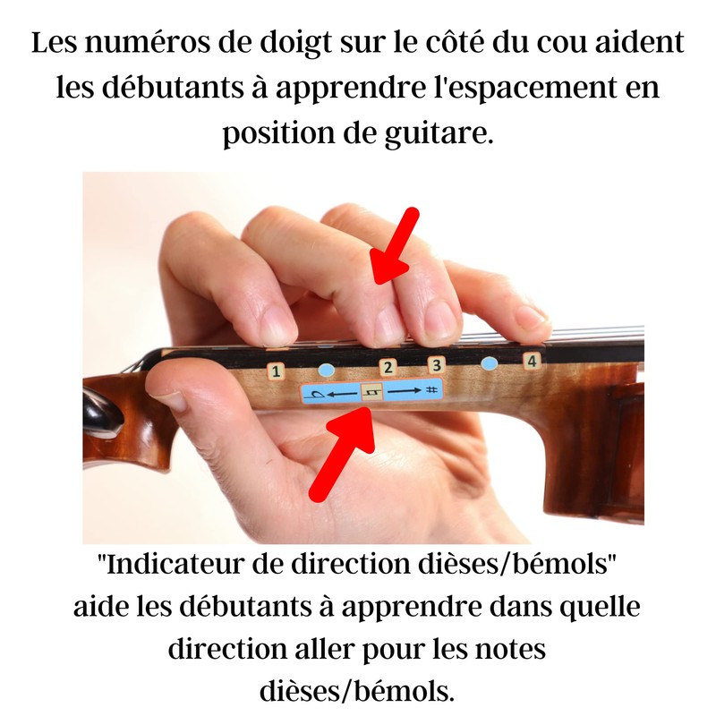 FFG NOTE THE DIFFERENCE Violin Finger Guide for Beginners &