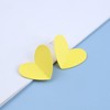 Yienate Acrylic Heart Earrings Studs Large Funky Macaroon Candy Color