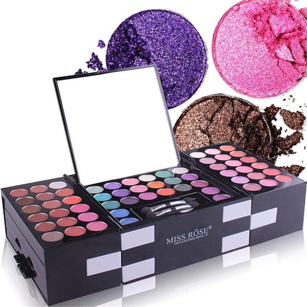 BrilliantDay 148 Farben Lidschatten Palette Contouring Kit Kombination mit Blusher
