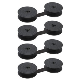 Pack of 4 GR4 Ink Ribbons for Typewriter, Compatible with Classic Models, Nylon Typewriter Ink Ribbon, Double Spool Typewriters, Black Ink Ribbon, Each 7 Metres (Set G)