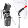 Selens Photography Umbrella Strobe Holder Studio Bracket 180° Adjustable Tripod