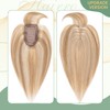 Hairro Clip in Hair Topper Human Hair 13 * 7cm