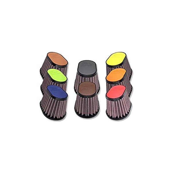DNA Universal Air Filter Oval Light Brown Leather Top, Inl:51mm,