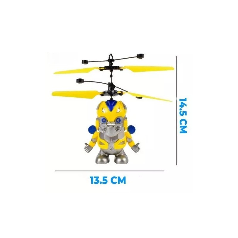 EGTMA Mini Drone Robot Espacial Con Sensor De Inducción Infrarrojo