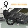 Gadpiparty 10pcs Coiled Telephone Cords Spiral Receiver Cables for Landline
