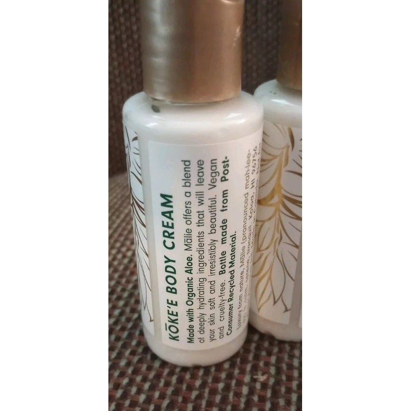 Mālie 5x MALIE KOKE'E BODY CREAM LOTION Made With Organic
