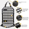 XUKEY 21x14in Tactical Rigid MOLLE Panel Vehicle Car Truck Seat