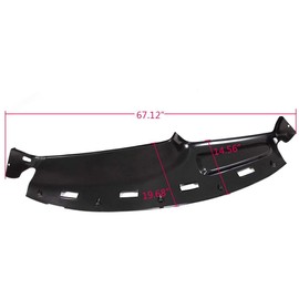 G-PLUS Molded ABS Dash Cover Compatible with Dodge Ram 1500/2500/3500 1994 1995 1996 1997 Red