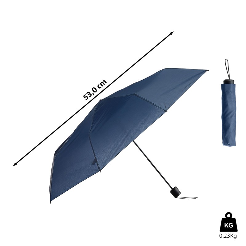 Cepewa Pocket Umbrella with Cover, 23 x 5 cm, Plastic,