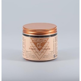Integratore Biotina, VItamine, Minerali per unghie forti crescita capelli e anticaduta, 50 gommose made in Italy Gusto Ciliegia Amarena