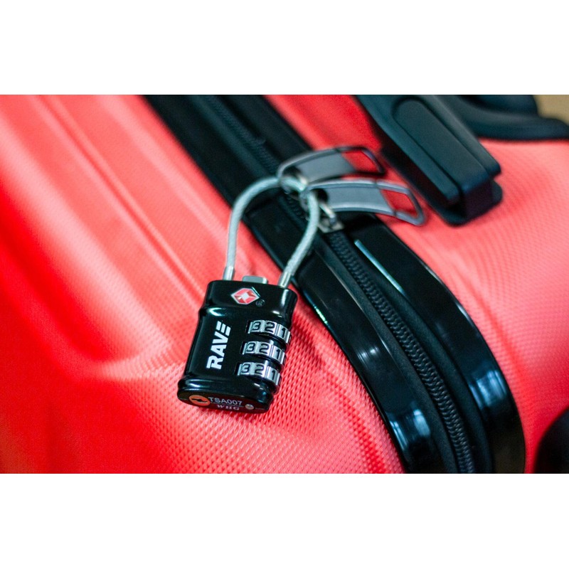 RAVE TSA Suitcase Padlock with Combination Combination Luggage Lock