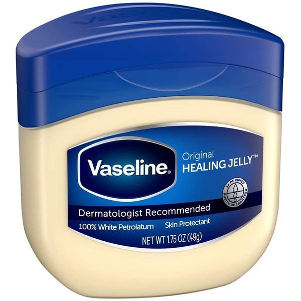 Vaseline 100% Pure Petroleum Jelly, 1.75 Oz / 49 Gr Jars (Pack of 3)