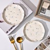 Koythin Ceramic Dessert Plates, Cute Fruits Dinner Plate, Creative Plates