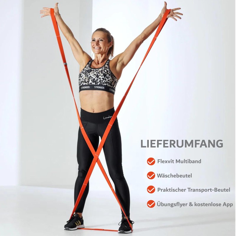eaglefit - Multi Training Band by Flexvit Orange for Beginners