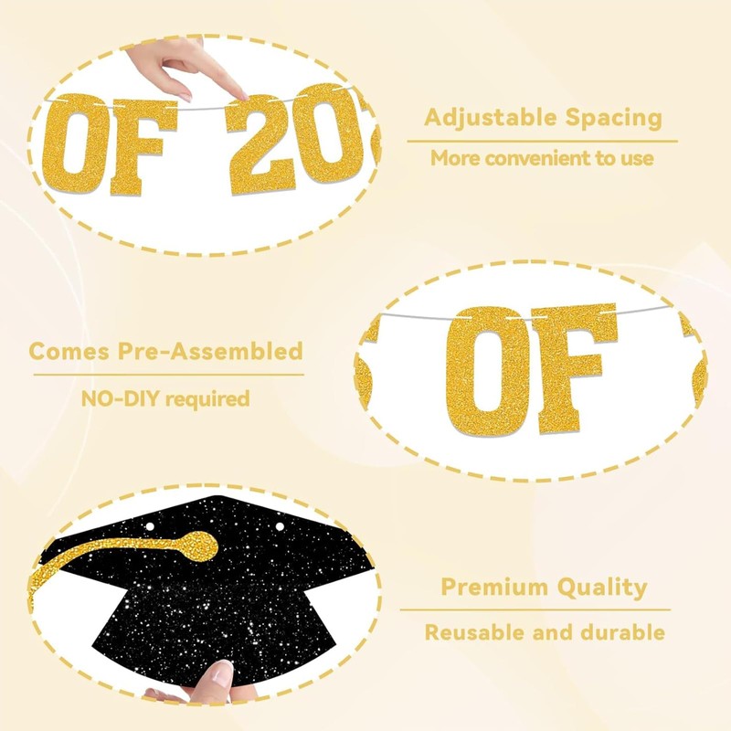 Class of 2026 Banner - 2026 Graduation Decorations, 2026 Senior