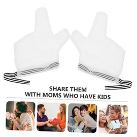 Ciieeo 1pair Thumb Sucking Gloves Boy Girl Guard Chewing Textures Safe Design for Boys and Girls Prevents Nail Biting and Thumb Sucking for Boys and Girls
