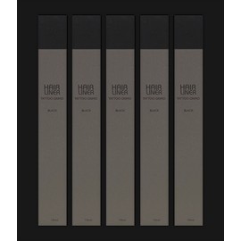 Tattoo Grimoire Tatugrimo Hairliner 10ml Brush (5 packs) Black Black / 타투그리모 헤어라이너 10ml 브러쉬 (5개입) 흑색 블랙