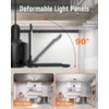 Adiding LED Garage Light 2 Pack, LED Garage Ceiling Lights