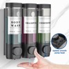 Shower Soap Dispenser Wall Mounted No Drill Shampoo Dispenser for