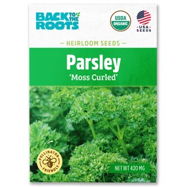Back to The Roots 100% Organic Seed Packet - Parsley 'Moss Curled' 420mg