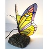 HUIMEIJU Tiffany lamp Butterfly Blue Glass HMJ8060 Stained Glass Style