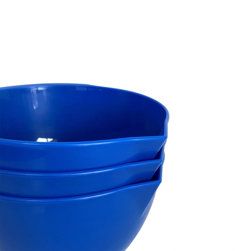 WePrep Mixing Bowl with spout and Handle | Dark Blue