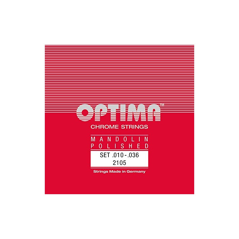 Optima Mandolin strings Chrome polished set 2105