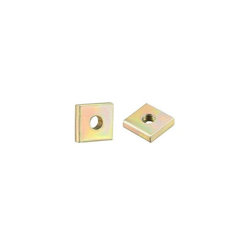 sourcing map 50 Pieces Square Nuts M3 x 8 mm