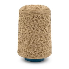 Cotton Linen Bamboo Cone Yarn by Silk City Fibers, Hazelnut